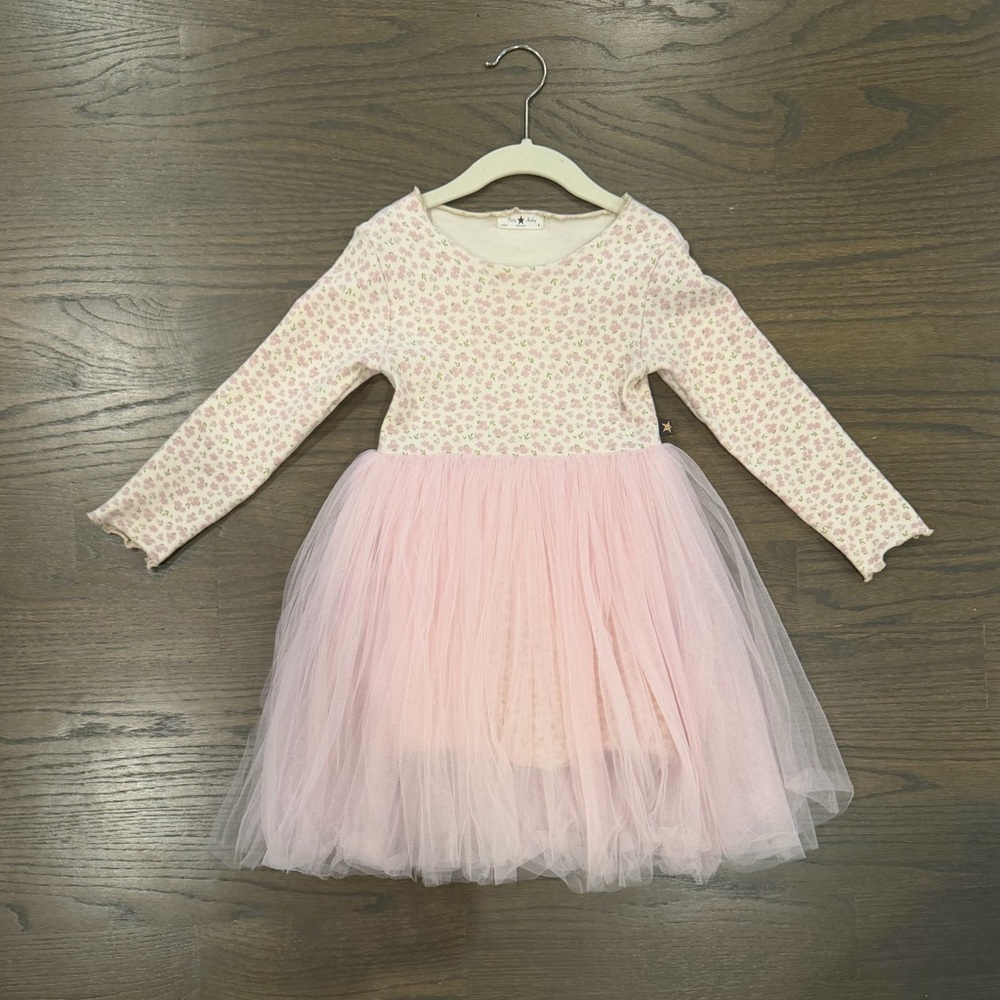 Floral Petite Hailey Tulle Dress (Size 6)